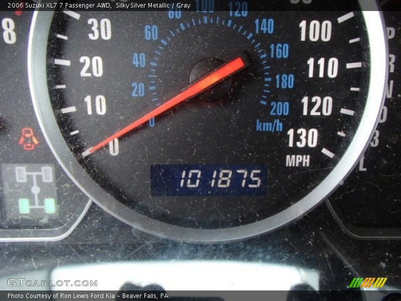 Silky Silver Metallic / Gray 2006 Suzuki XL7 7 Passenger AWD