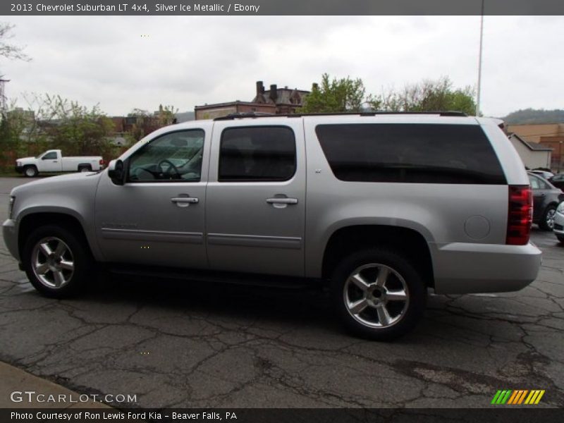 Silver Ice Metallic / Ebony 2013 Chevrolet Suburban LT 4x4