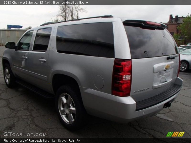 Silver Ice Metallic / Ebony 2013 Chevrolet Suburban LT 4x4