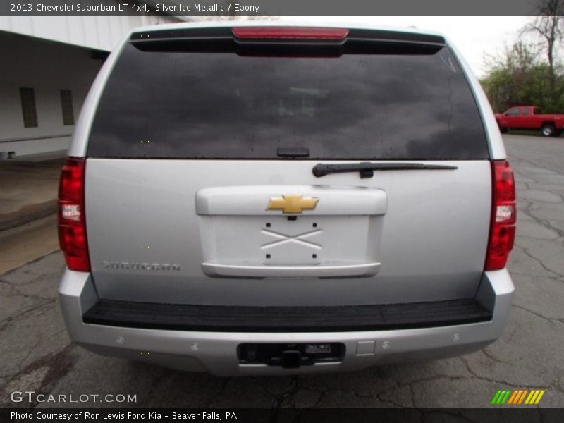 Silver Ice Metallic / Ebony 2013 Chevrolet Suburban LT 4x4