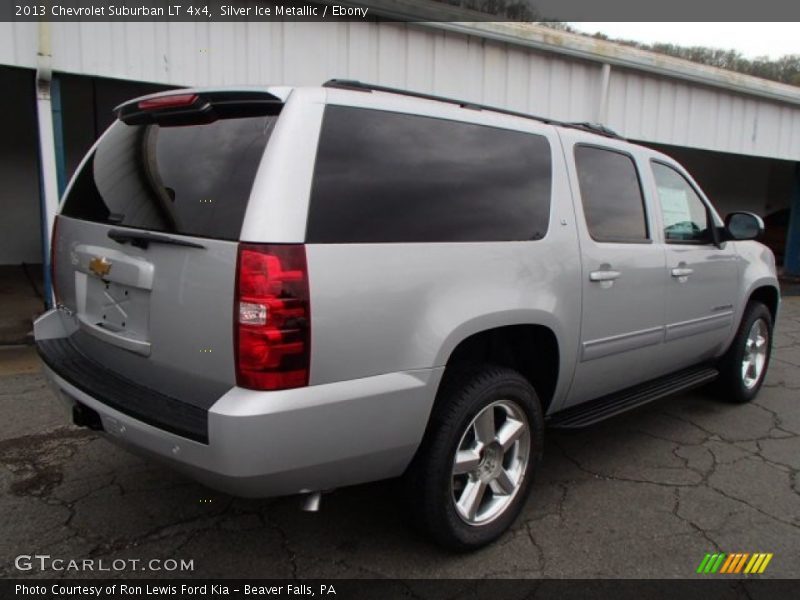 Silver Ice Metallic / Ebony 2013 Chevrolet Suburban LT 4x4