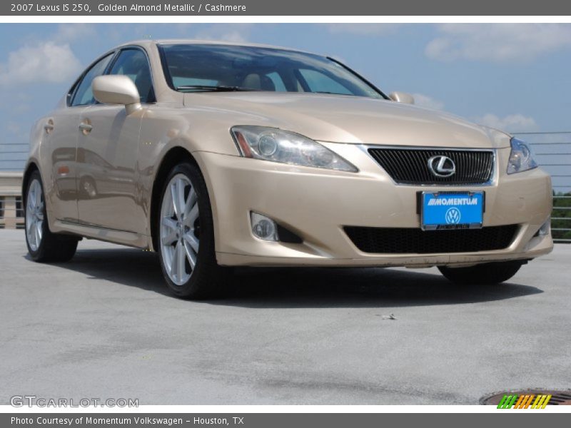 Golden Almond Metallic / Cashmere 2007 Lexus IS 250