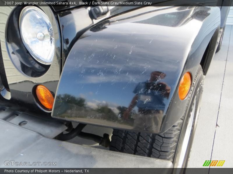 Black / Dark Slate Gray/Medium Slate Gray 2007 Jeep Wrangler Unlimited Sahara 4x4