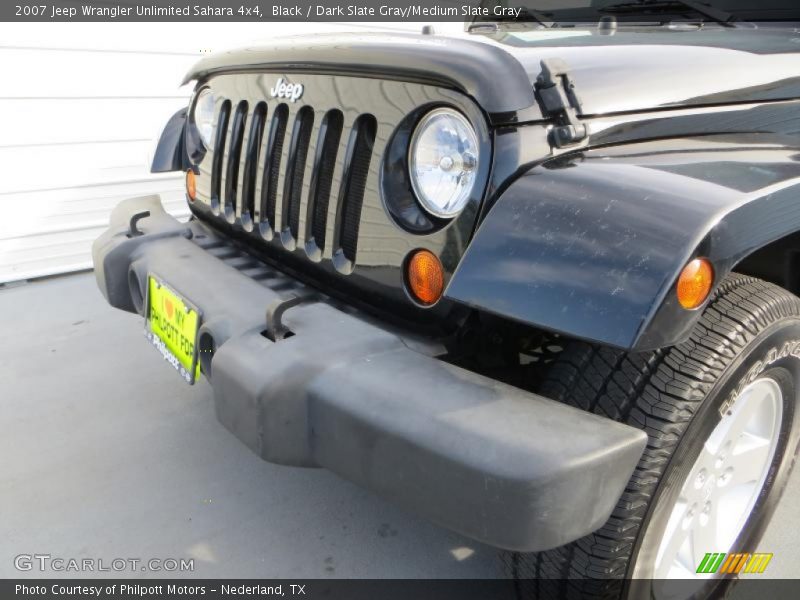 Black / Dark Slate Gray/Medium Slate Gray 2007 Jeep Wrangler Unlimited Sahara 4x4