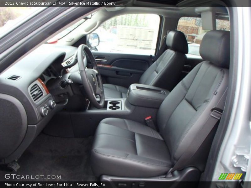 Silver Ice Metallic / Ebony 2013 Chevrolet Suburban LT 4x4