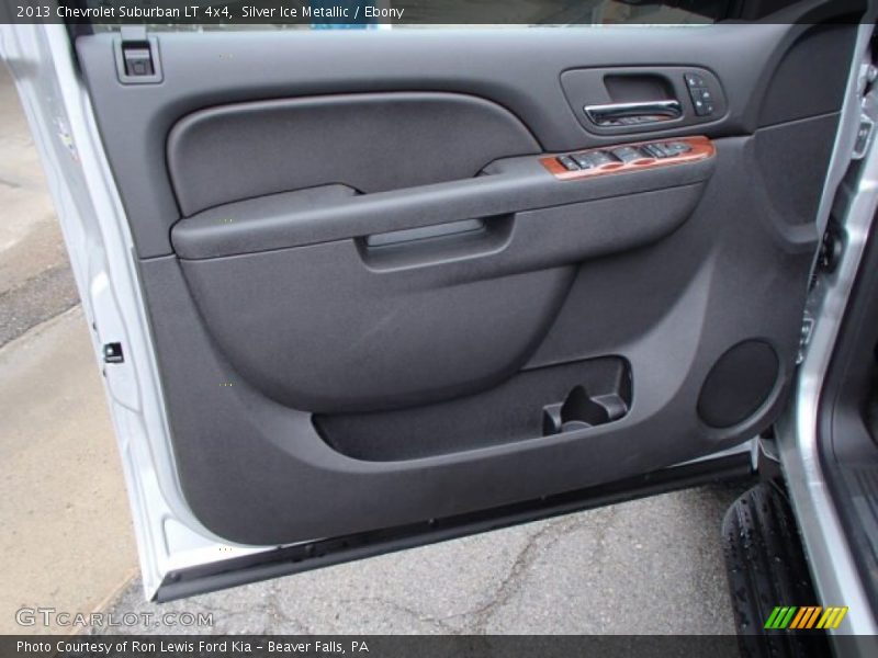 Silver Ice Metallic / Ebony 2013 Chevrolet Suburban LT 4x4