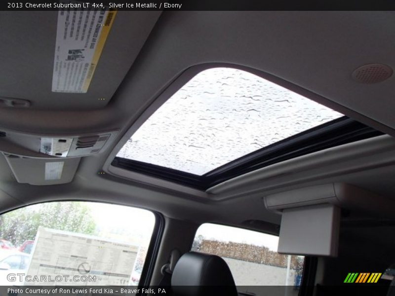 Silver Ice Metallic / Ebony 2013 Chevrolet Suburban LT 4x4