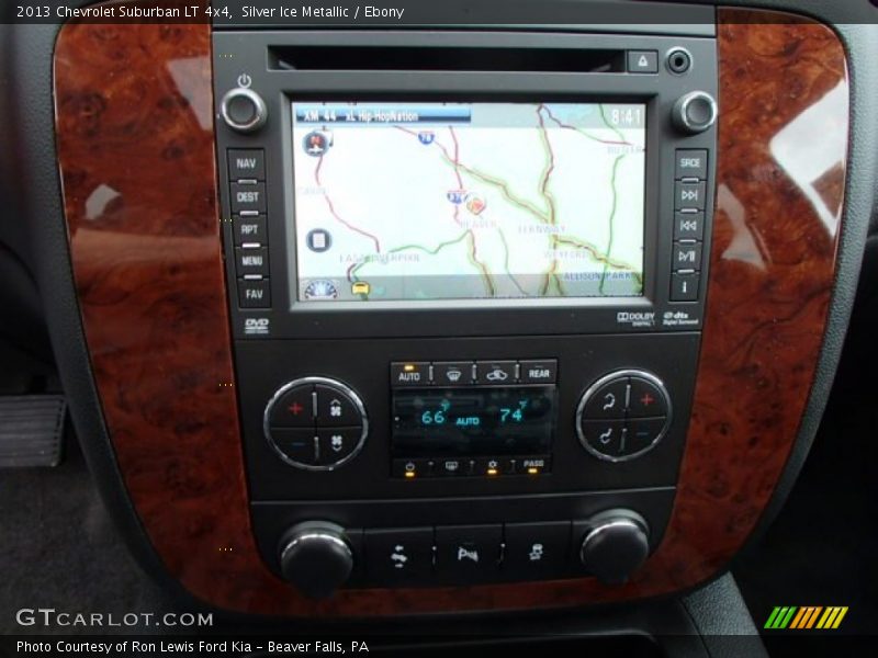 Silver Ice Metallic / Ebony 2013 Chevrolet Suburban LT 4x4