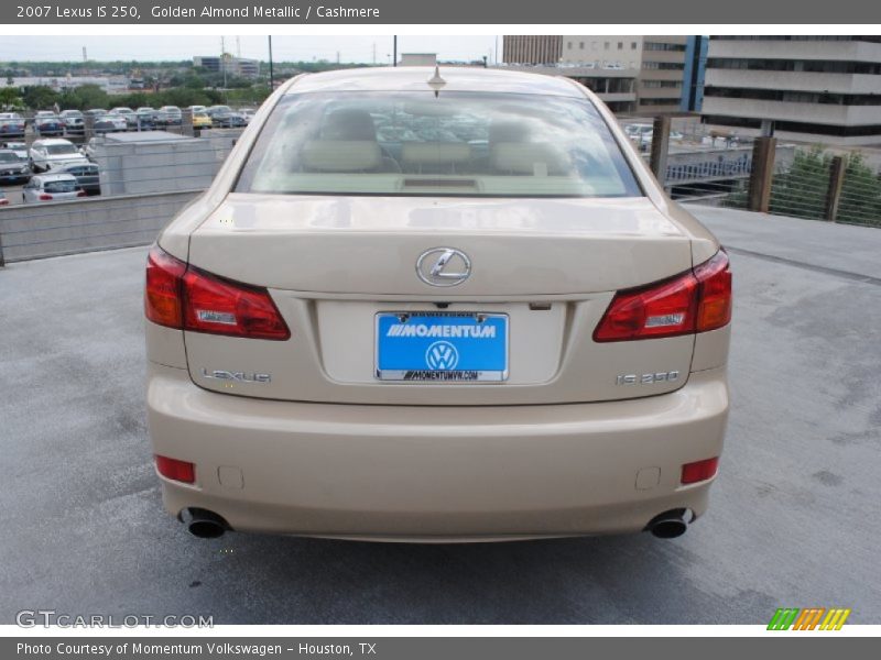 Golden Almond Metallic / Cashmere 2007 Lexus IS 250