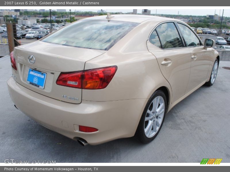 Golden Almond Metallic / Cashmere 2007 Lexus IS 250