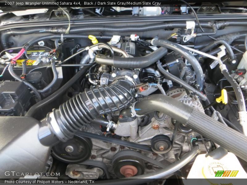 Black / Dark Slate Gray/Medium Slate Gray 2007 Jeep Wrangler Unlimited Sahara 4x4