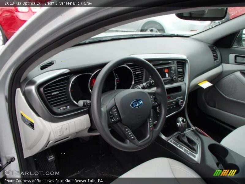 Bright Silver Metallic / Gray 2013 Kia Optima LX