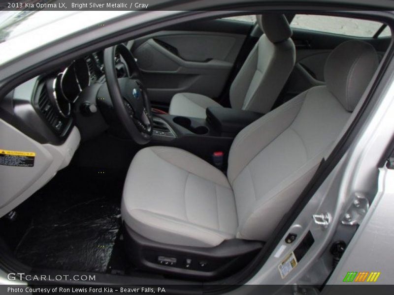 Bright Silver Metallic / Gray 2013 Kia Optima LX