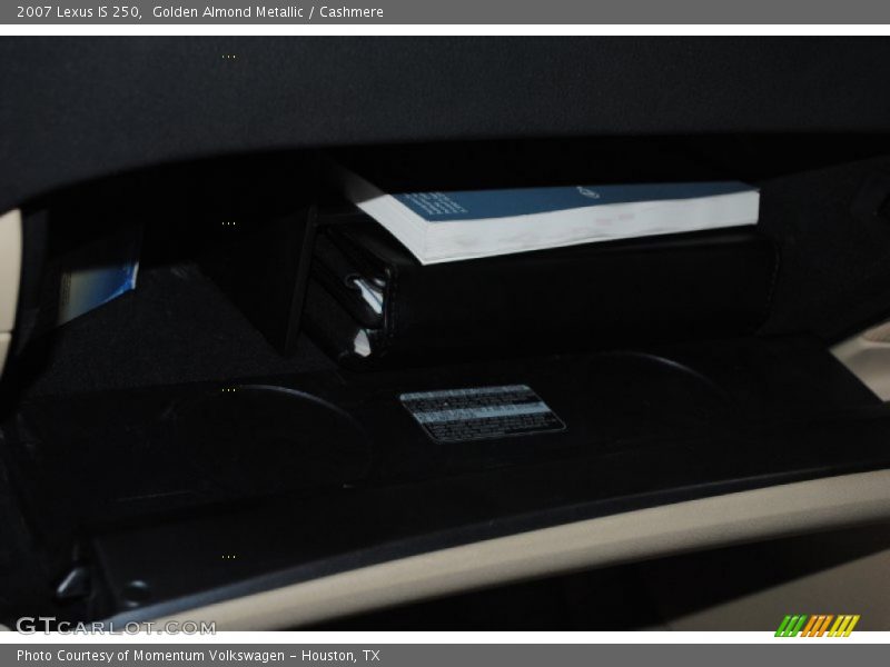 Golden Almond Metallic / Cashmere 2007 Lexus IS 250