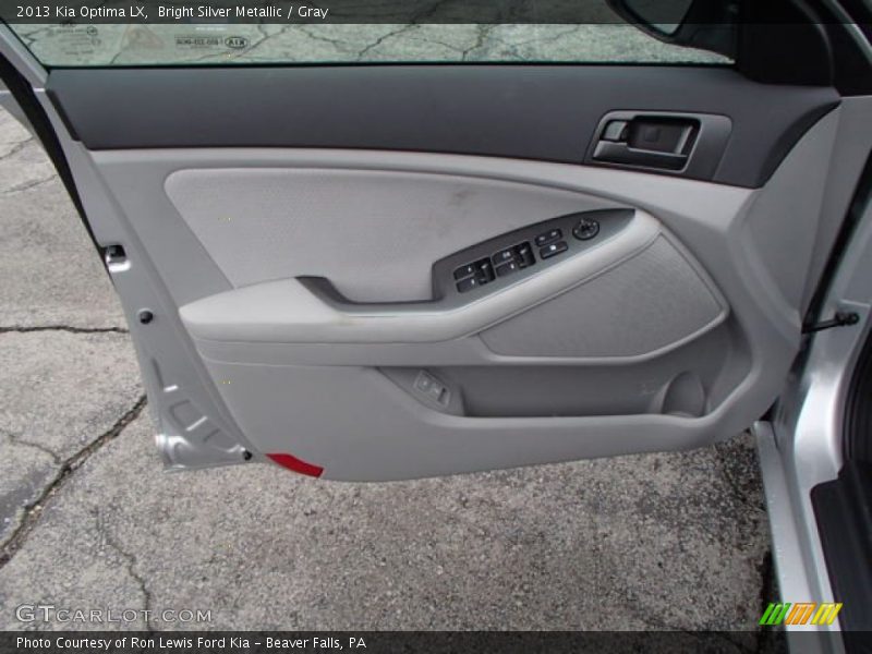 Bright Silver Metallic / Gray 2013 Kia Optima LX