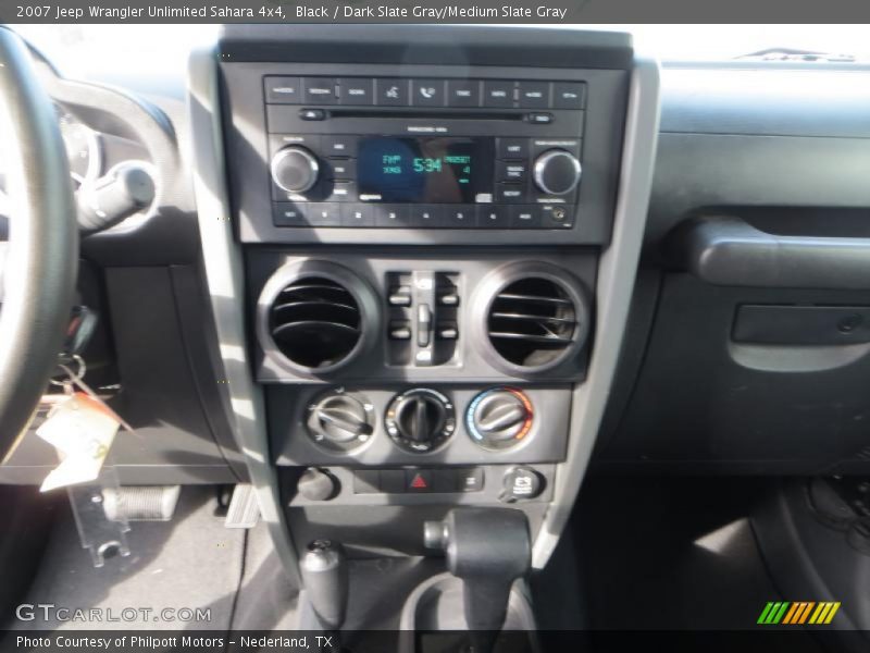 Black / Dark Slate Gray/Medium Slate Gray 2007 Jeep Wrangler Unlimited Sahara 4x4