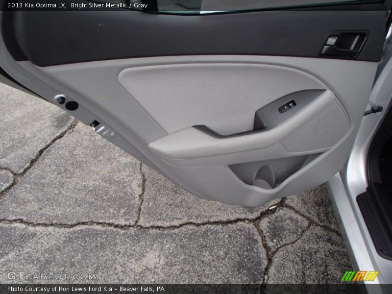 Bright Silver Metallic / Gray 2013 Kia Optima LX