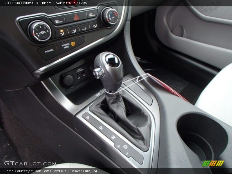 Bright Silver Metallic / Gray 2013 Kia Optima LX
