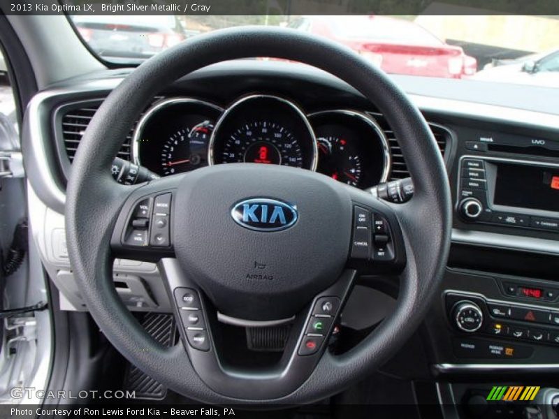 Bright Silver Metallic / Gray 2013 Kia Optima LX