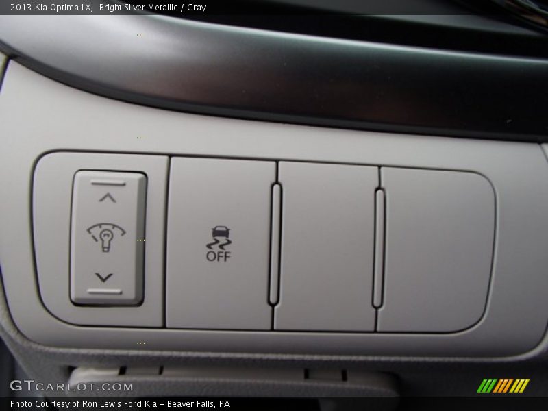 Bright Silver Metallic / Gray 2013 Kia Optima LX