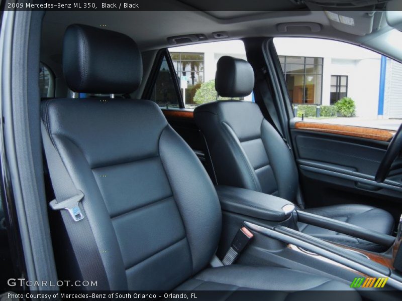 Black / Black 2009 Mercedes-Benz ML 350