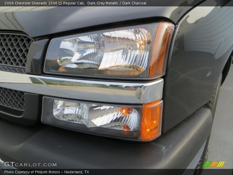 Dark Gray Metallic / Dark Charcoal 2004 Chevrolet Silverado 1500 LS Regular Cab