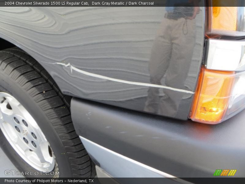 Dark Gray Metallic / Dark Charcoal 2004 Chevrolet Silverado 1500 LS Regular Cab