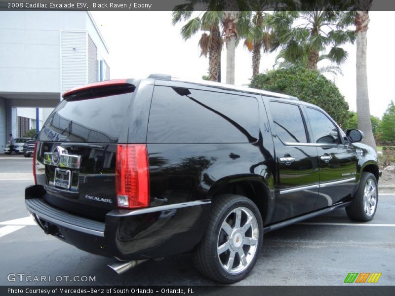 Black Raven / Ebony 2008 Cadillac Escalade ESV
