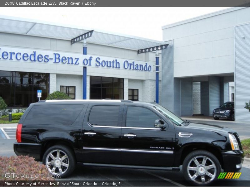 Black Raven / Ebony 2008 Cadillac Escalade ESV