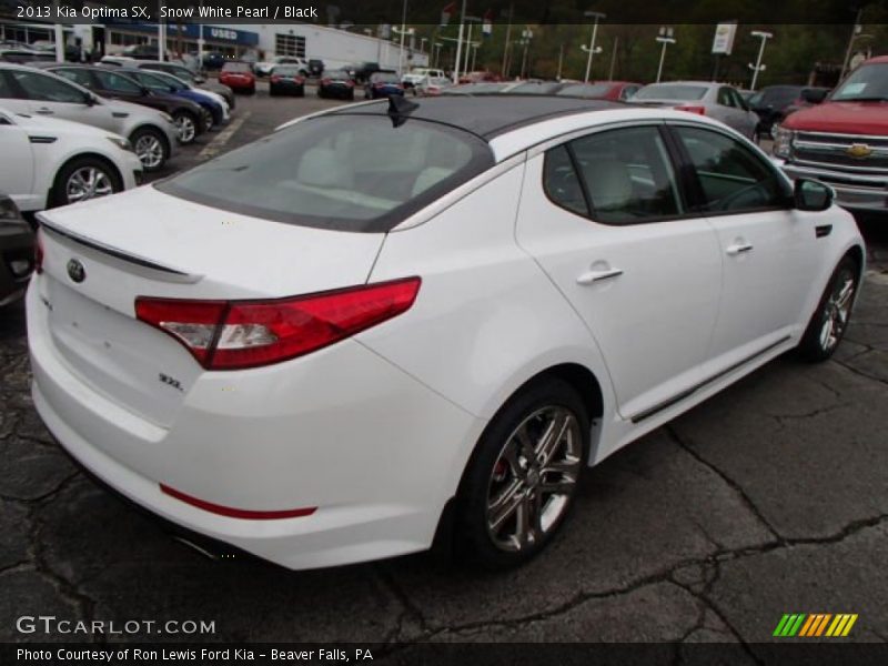 Snow White Pearl / Black 2013 Kia Optima SX