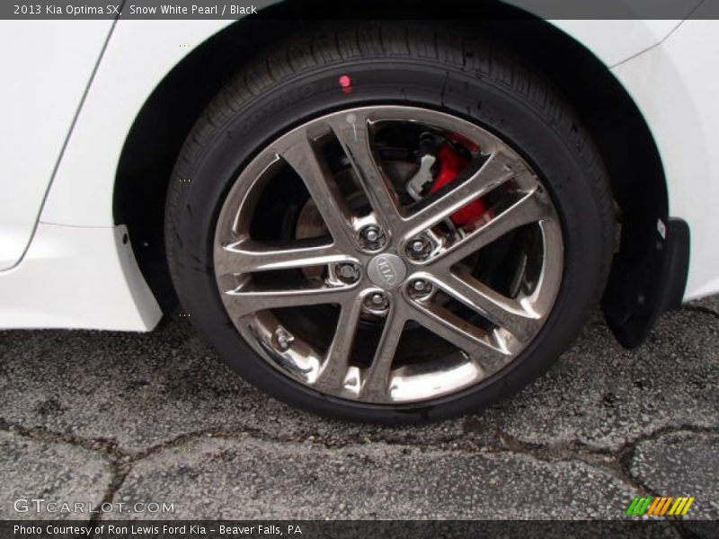 Snow White Pearl / Black 2013 Kia Optima SX