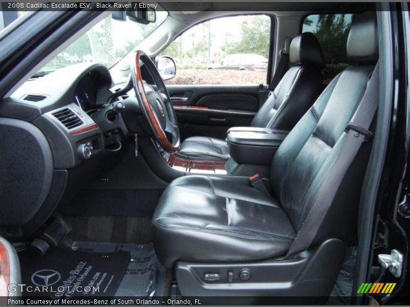 Black Raven / Ebony 2008 Cadillac Escalade ESV