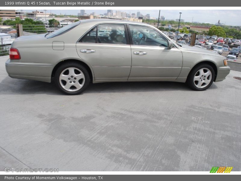 Tuscan Beige Metallic / Stone Beige 1999 Infiniti Q 45 t Sedan