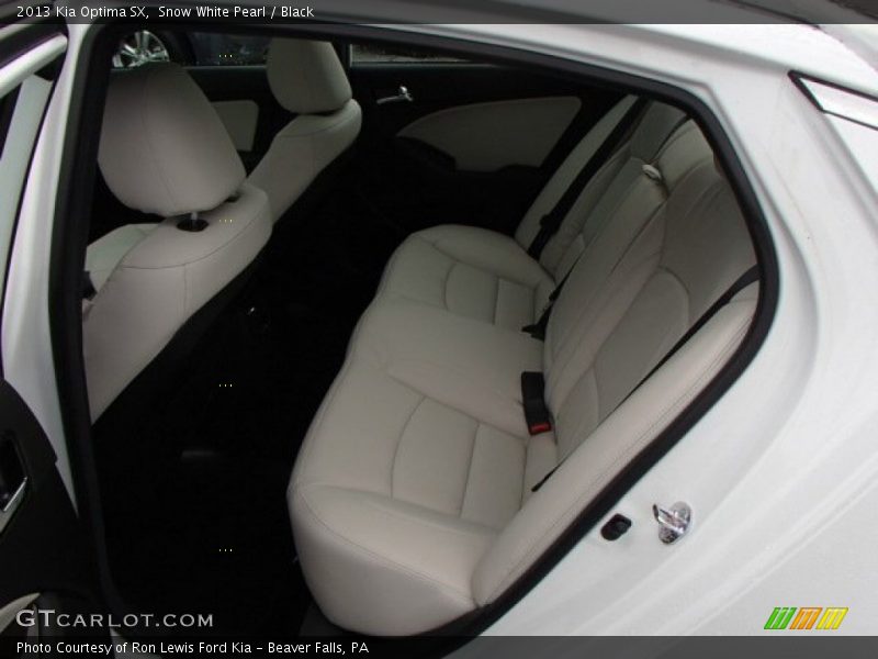 Snow White Pearl / Black 2013 Kia Optima SX