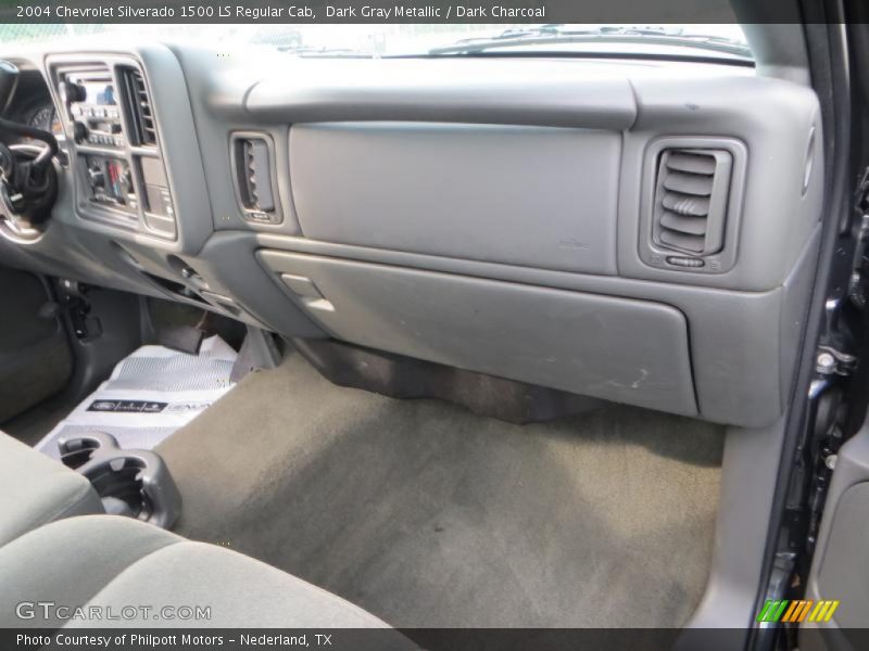 Dark Gray Metallic / Dark Charcoal 2004 Chevrolet Silverado 1500 LS Regular Cab