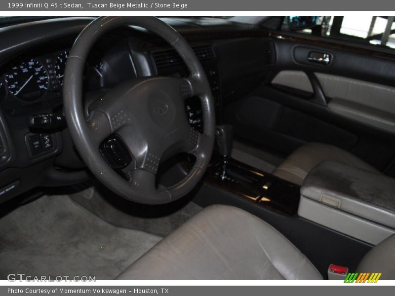 Tuscan Beige Metallic / Stone Beige 1999 Infiniti Q 45 t Sedan