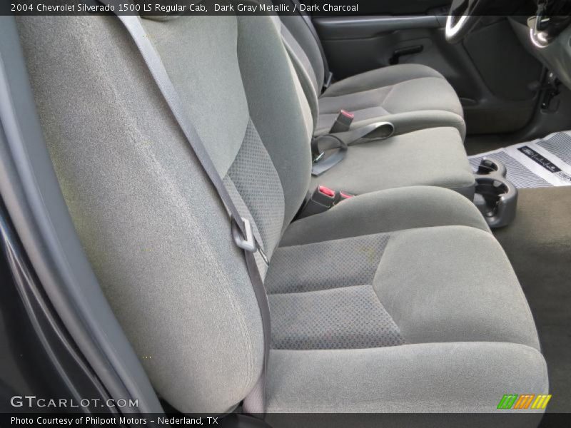 Dark Gray Metallic / Dark Charcoal 2004 Chevrolet Silverado 1500 LS Regular Cab