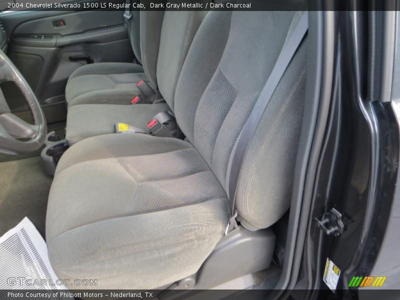 Dark Gray Metallic / Dark Charcoal 2004 Chevrolet Silverado 1500 LS Regular Cab