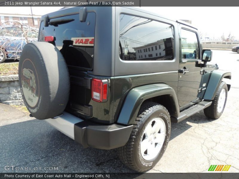 Natural Green Pearl / Black/Dark Saddle 2011 Jeep Wrangler Sahara 4x4