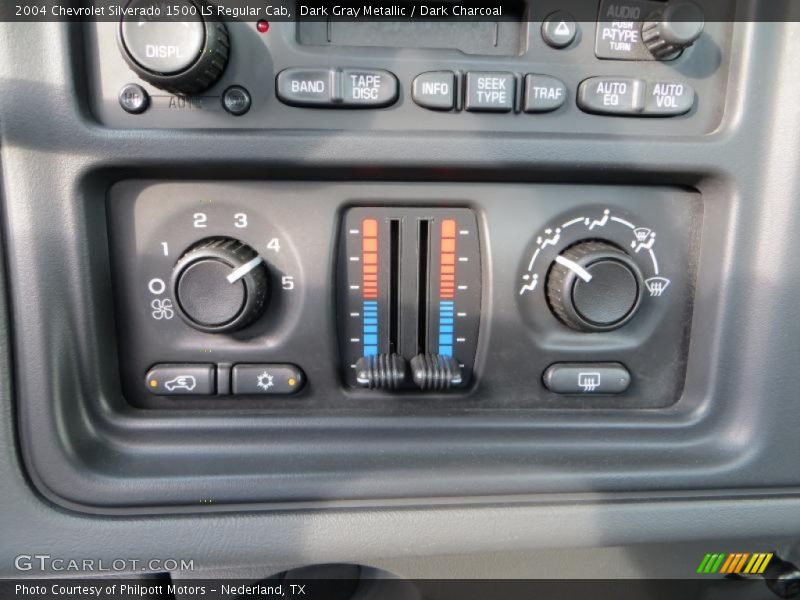 Dark Gray Metallic / Dark Charcoal 2004 Chevrolet Silverado 1500 LS Regular Cab