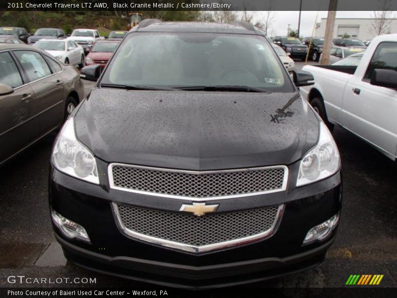 Black Granite Metallic / Cashmere/Ebony 2011 Chevrolet Traverse LTZ AWD