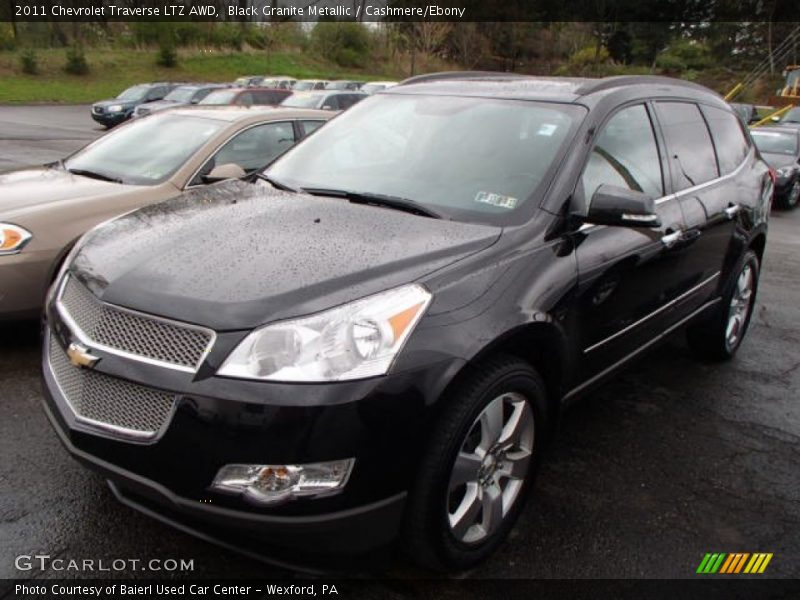 Black Granite Metallic / Cashmere/Ebony 2011 Chevrolet Traverse LTZ AWD