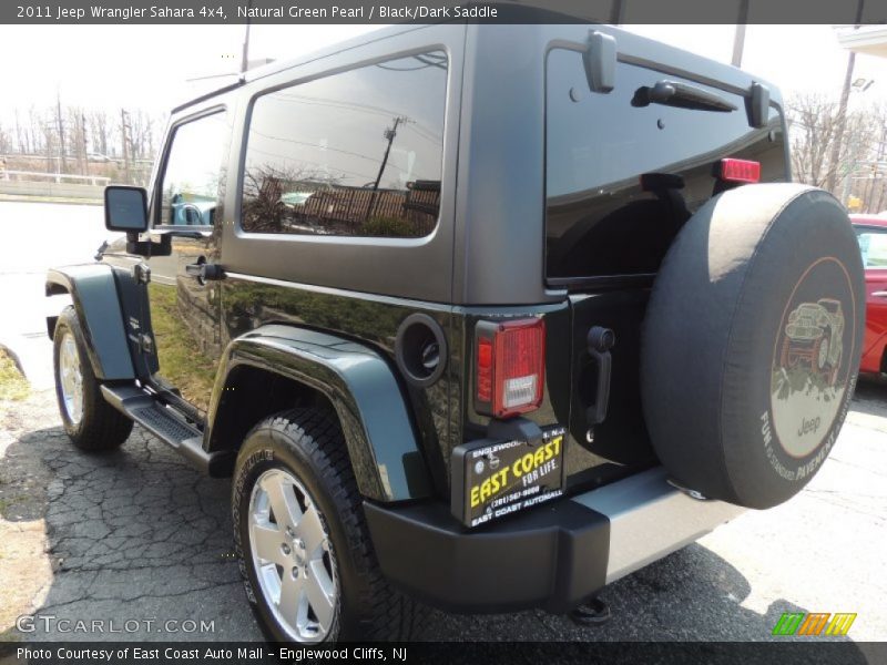 Natural Green Pearl / Black/Dark Saddle 2011 Jeep Wrangler Sahara 4x4