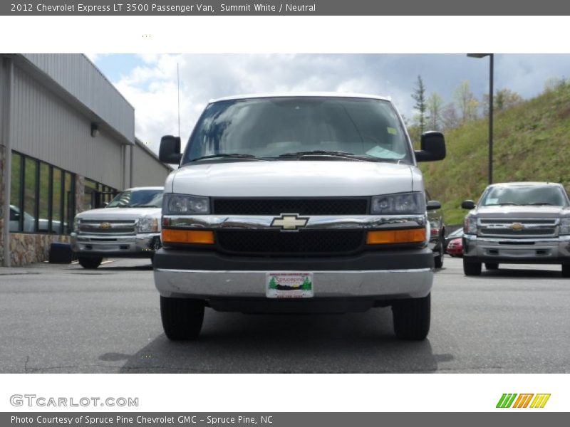 Summit White / Neutral 2012 Chevrolet Express LT 3500 Passenger Van