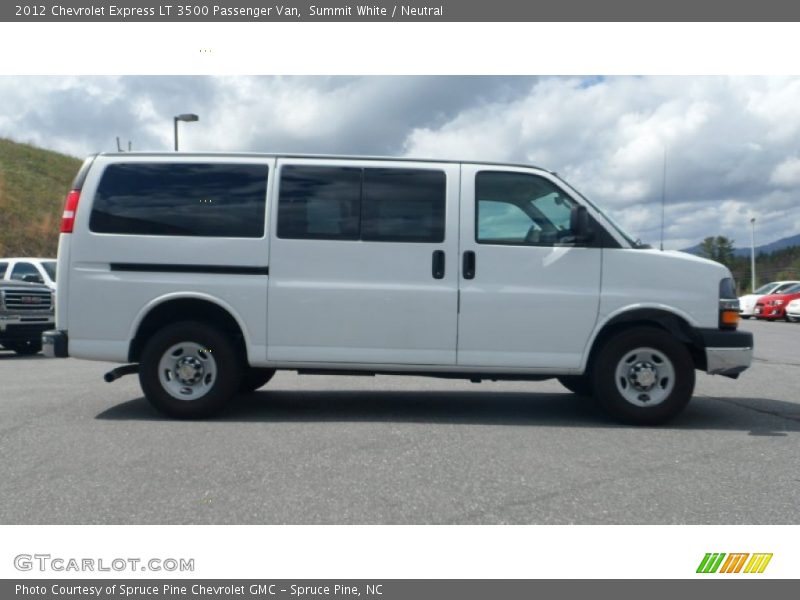 Summit White / Neutral 2012 Chevrolet Express LT 3500 Passenger Van