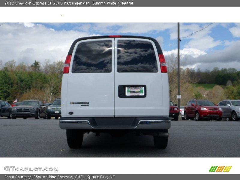 Summit White / Neutral 2012 Chevrolet Express LT 3500 Passenger Van