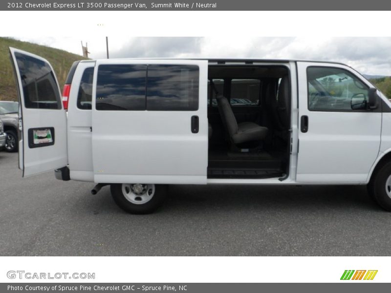 Summit White / Neutral 2012 Chevrolet Express LT 3500 Passenger Van