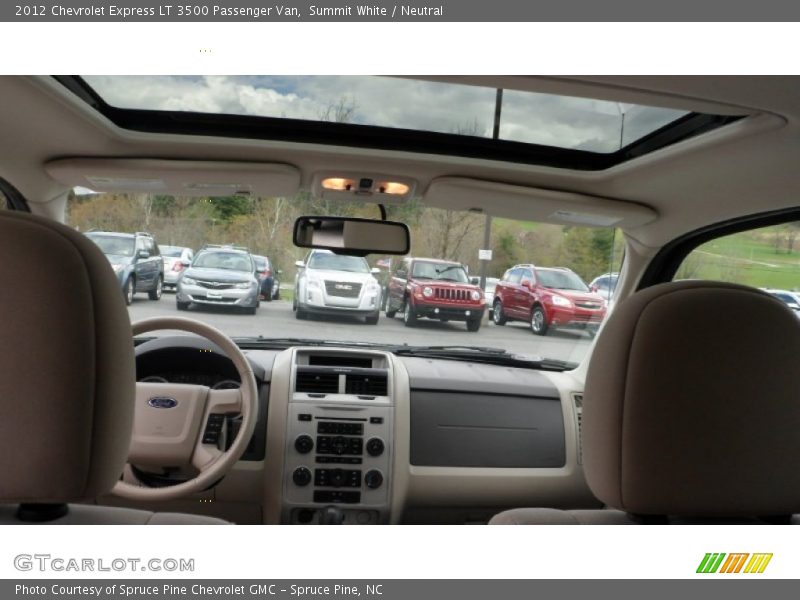 Summit White / Neutral 2012 Chevrolet Express LT 3500 Passenger Van