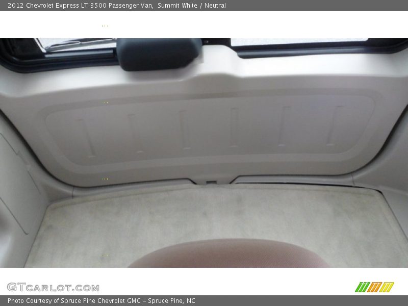 Summit White / Neutral 2012 Chevrolet Express LT 3500 Passenger Van