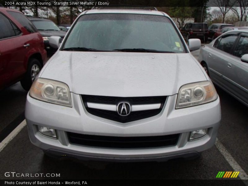 Starlight Silver Metallic / Ebony 2004 Acura MDX Touring